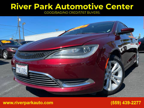 2015 Chrysler 200 for sale at River Park Automotive Center in Fresno CA