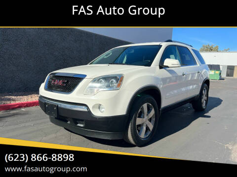 2012 GMC Acadia for sale at FAS Auto Group in Phoenix AZ