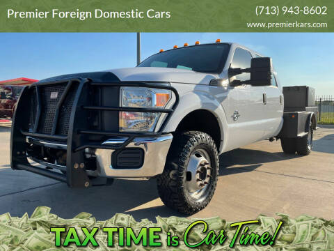 2012 Ford F-350 Super Duty for sale at Premier Foreign Domestic Cars in Houston TX