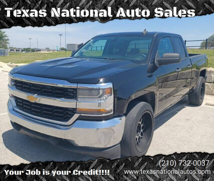2016 Chevrolet Silverado 1500 for sale at Texas National Auto Sales in San Antonio TX