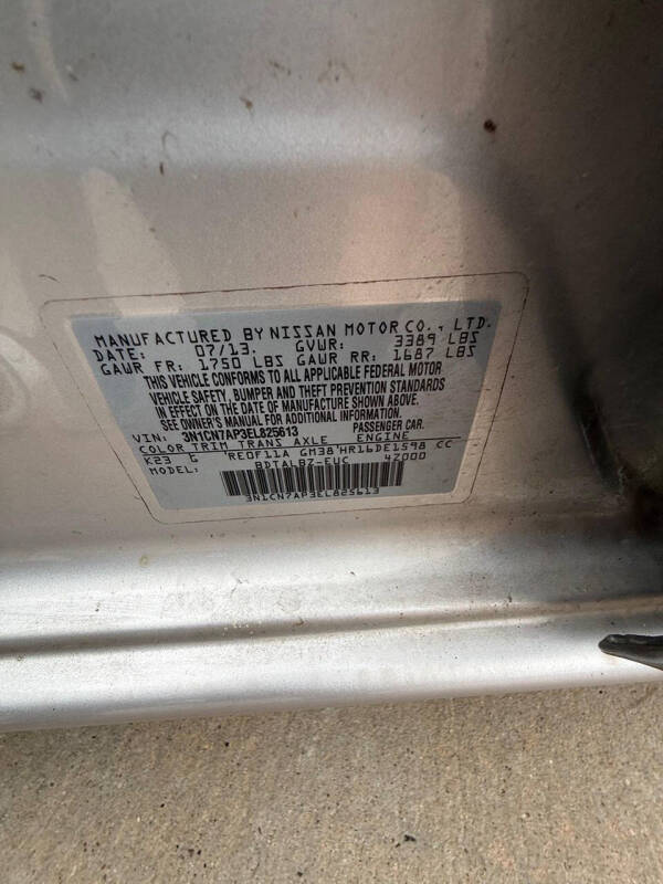 2014 Nissan Versa 1.6 S