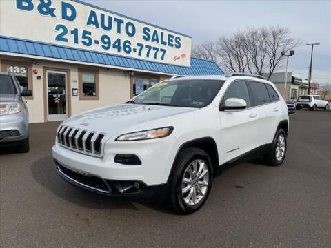 2015 Jeep Cherokee for sale at B & D Auto Sales Inc. in Fairless Hills PA