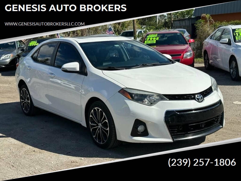 2014 Toyota Corolla for sale at GENESIS AUTO BROKERS in Cape Coral FL