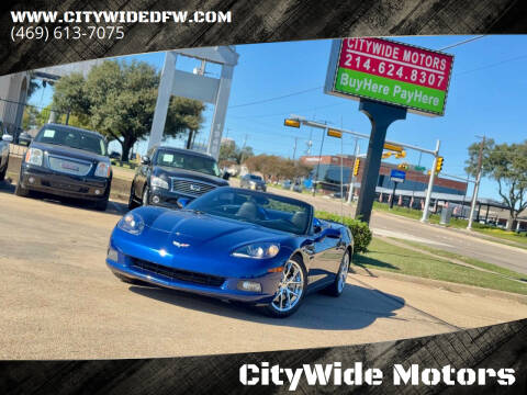 2005 Chevrolet Corvette for sale at CityWide Motors in Garland TX