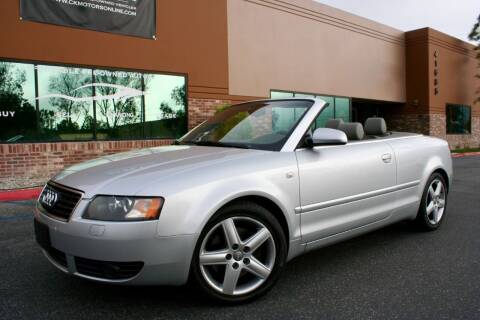 2004 Audi A4 for sale at CK Motors in Murrieta CA