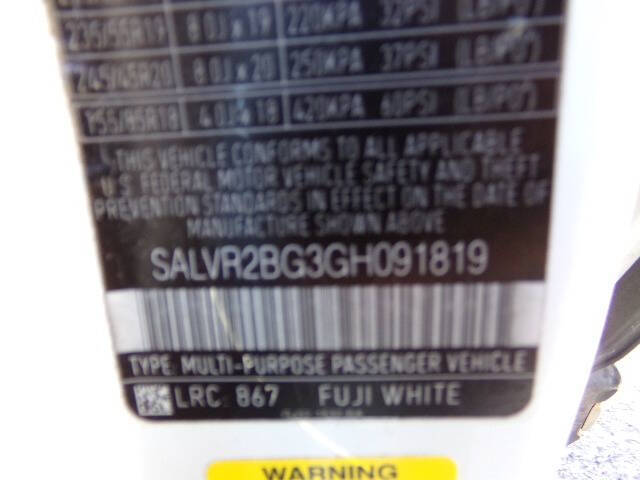 2016 Land Rover Range Rover Evoque HSE