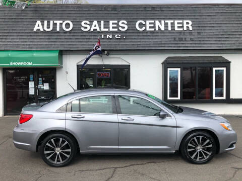 2013 Chrysler 200 for sale at Auto Sales Center Inc in Holyoke MA