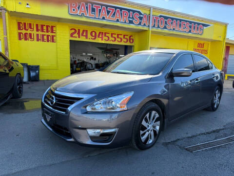 2015 Nissan Altima for sale at Baltazar's Auto Sales LLC in Grand Prairie TX