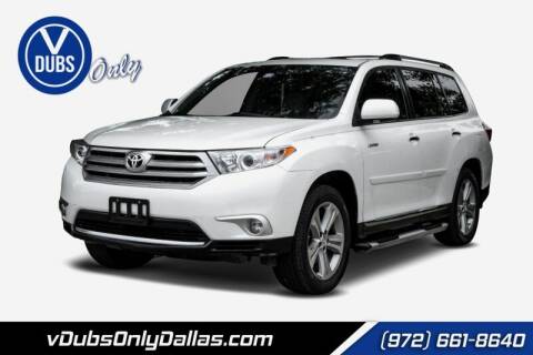 2011 Toyota Highlander for sale at VDUBS ONLY in Plano TX