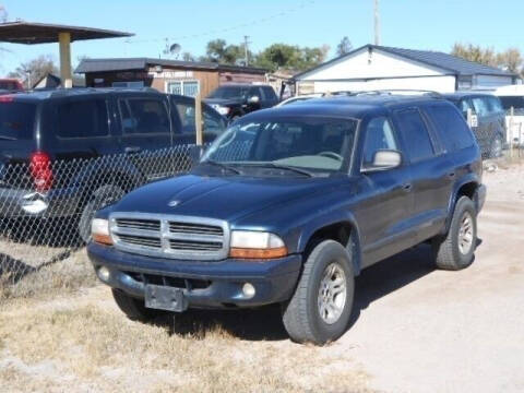 2002 Dodge Durango for sale at High Plaines Auto Brokers LLC in Peyton CO