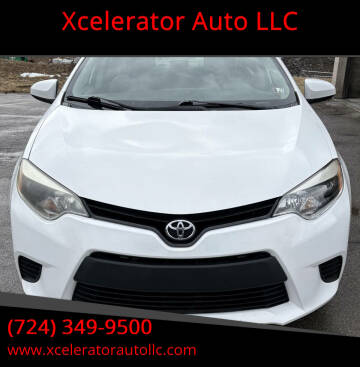 2015 Toyota Corolla for sale at Xcelerator Auto LLC in Indiana PA