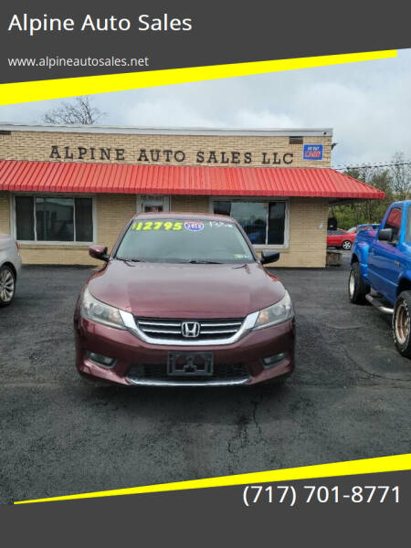 2015 Honda Accord for sale at Alpine Auto Sales in Carlisle PA