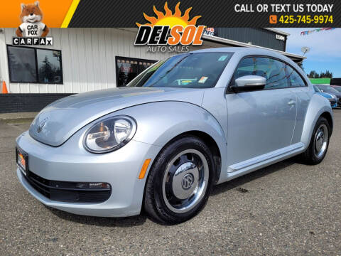 2012 Volkswagen Beetle for sale at Del Sol Auto Sales in Everett WA