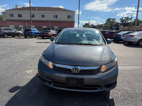 2012 Honda Civic for sale at M & J Auto Sales in Attleboro MA