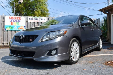 2010 Toyota Corolla for sale at ALWAYSSOLD123 INC in Fort Lauderdale FL