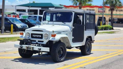 1980 Toyota FJ Cruiser for sale at Maxicars Auto Sales in West Park FL