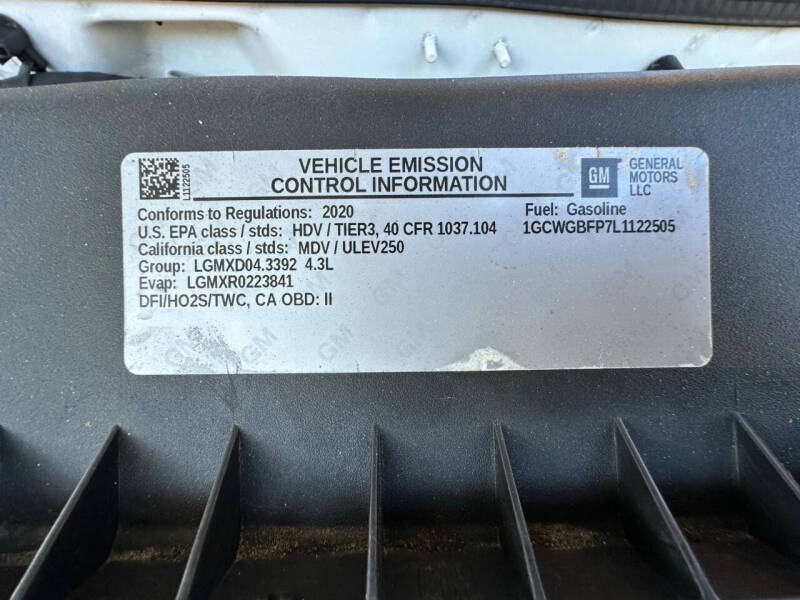 2020 Chevrolet Express 2500