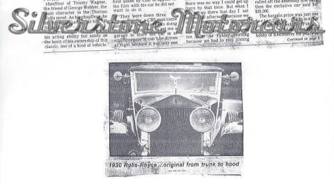 1930 Rolls-Royce Phantom