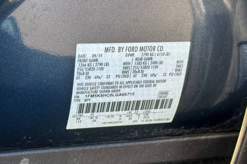 2020 Ford Explorer Platinum