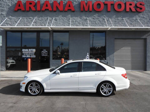 2013 Mercedes-Benz C-Class for sale at Ariana Motors LLC- Boulder highway in Las Vegas NV