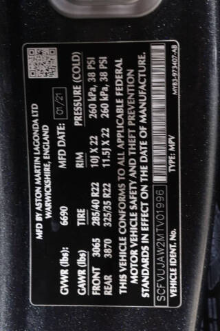 2021 Aston Martin DBX