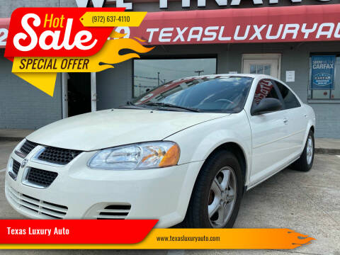 2006 Dodge Stratus for sale at Texas Luxury Auto in Cedar Hill TX