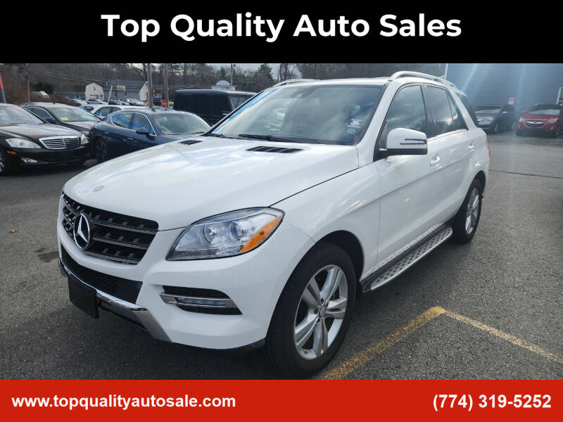 2014 Mercedes-Benz M-Class for sale at Top Quality Auto Sales in Westport MA
