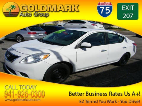 2012 Nissan Versa for sale at Goldmark Auto Group in Sarasota FL