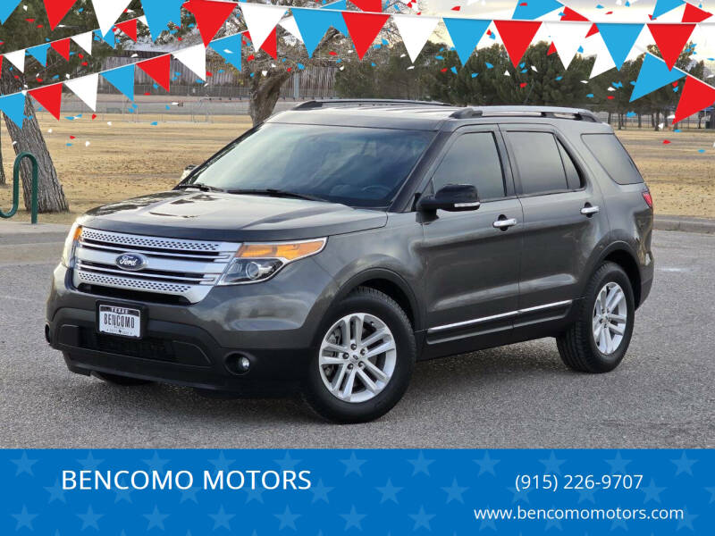 2015 Ford Explorer for sale at BENCOMO MOTORS in El Paso TX