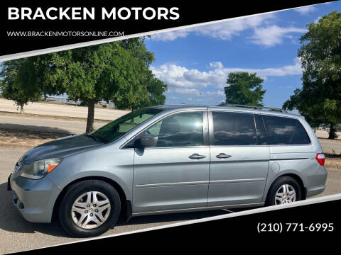 2007 Honda Odyssey for sale at BRACKEN MOTORS in San Antonio TX