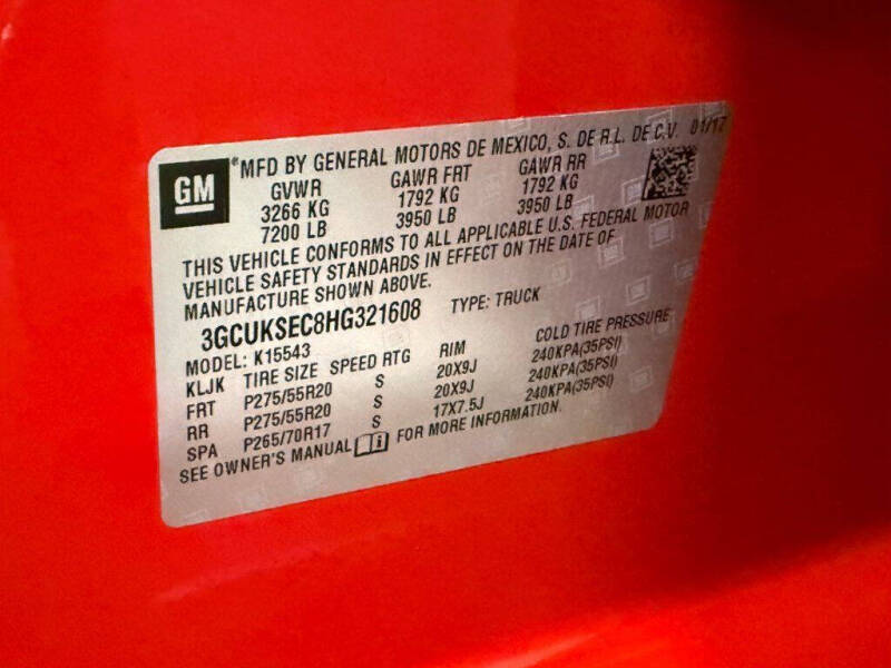 2017 Chevrolet Silverado 1500