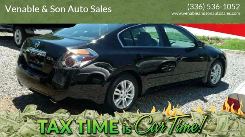 2010 Nissan Altima for sale at Venable & Son Auto Sales in Walnut Cove NC