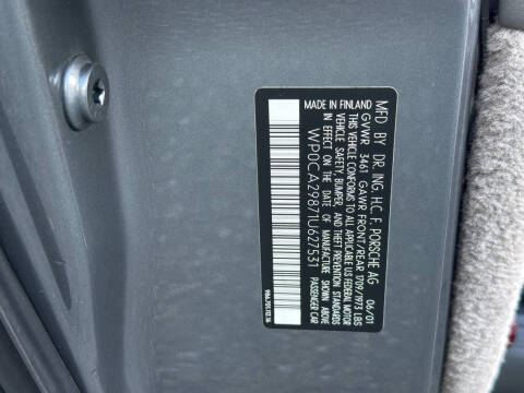 2001 Porsche Boxster