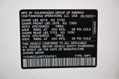 2023 Volkswagen Atlas V6 SE 4Motion