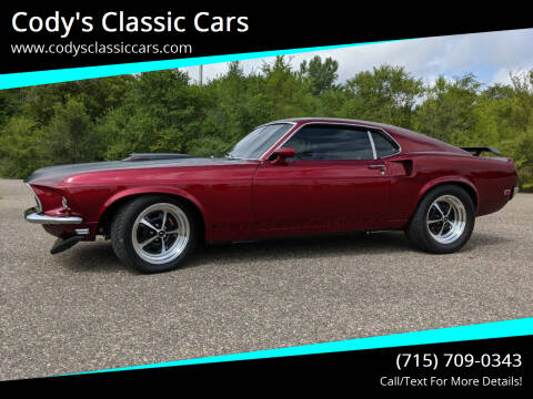 1969 Ford Mustang for sale at Cody's Classic & Collectibles, LLC in Stanley WI