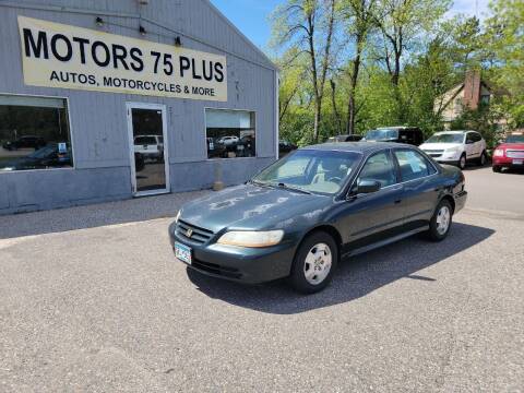 2001 Honda Accord for sale at Motors 75 Plus in Saint Cloud MN