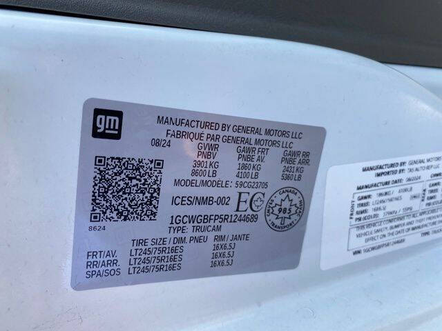 2024 Chevrolet Express 2500