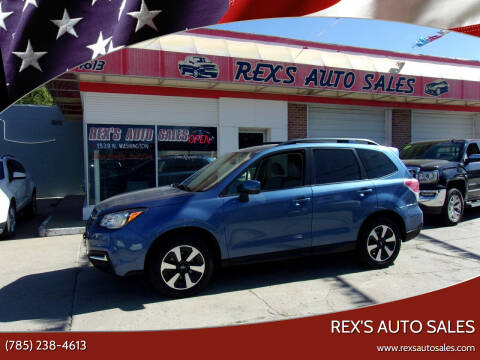 2017 Subaru Forester for sale at Rex's Auto Sales in Junction City KS