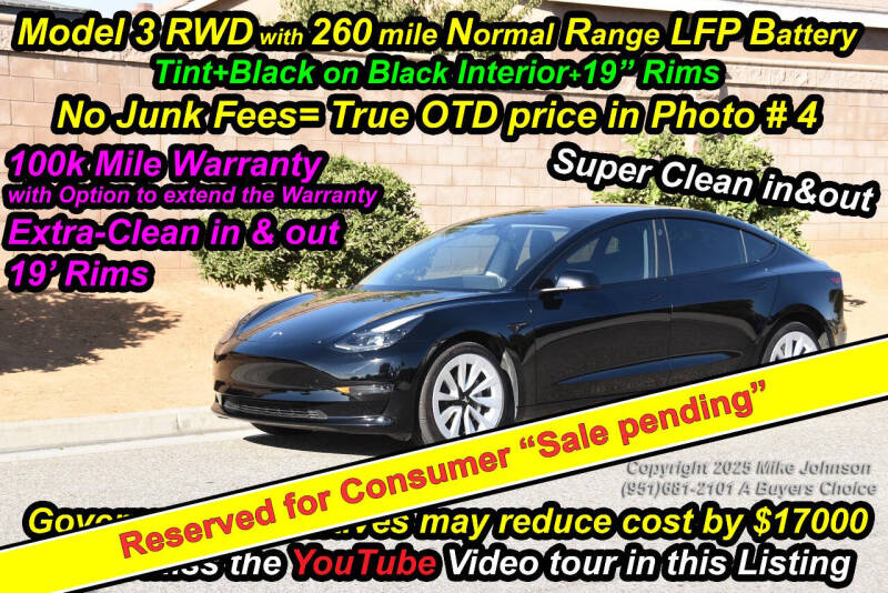 2023 Tesla Model 3 Base's photo