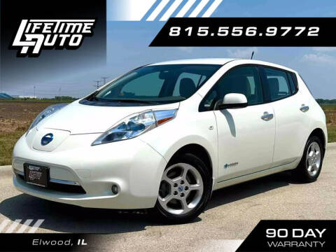 2012 Nissan LEAF for sale at Lifetime Auto in Elwood IL