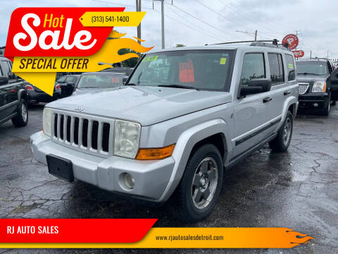 2006 Jeep Commander for sale at RJ AUTO SALES in Detroit MI