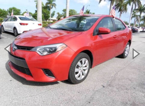 2015 Toyota Corolla for sale at Blue Lagoon Auto Sales in Plantation FL