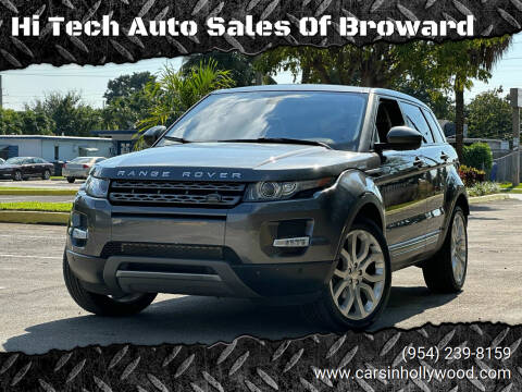 2015 Land Rover Range Rover Evoque for sale at Hi Tech Auto Sales Of Broward in Hollywood FL