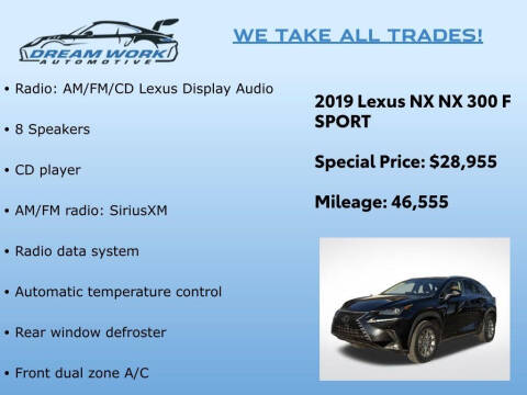 2019 Lexus NX 300 F SPORT