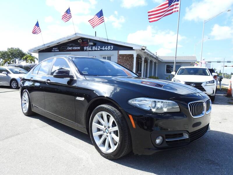 2015 BMW 5 Series for sale at One Vision Auto in Hollywood FL