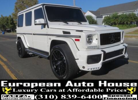 2015 Mercedes-Benz G-Class for sale at European Auto House in Los Angeles CA