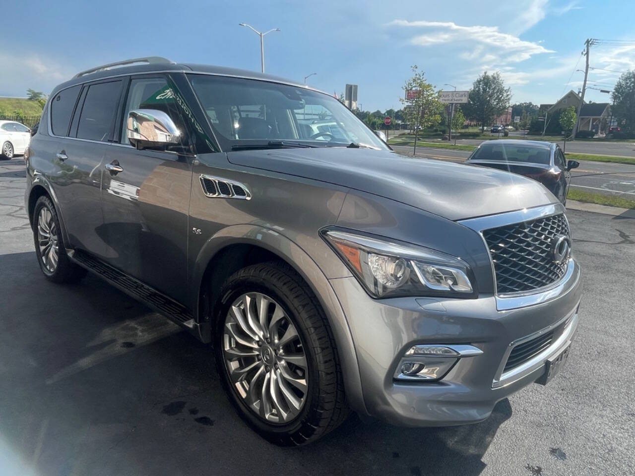 2017 INFINITI QX80 for sale at New England Wholesalers in Springfield, MA