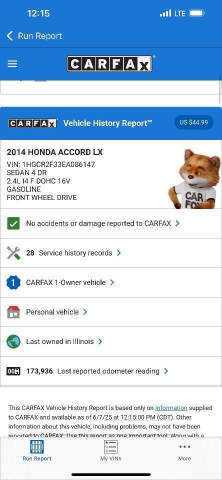 2014 Honda Accord LX