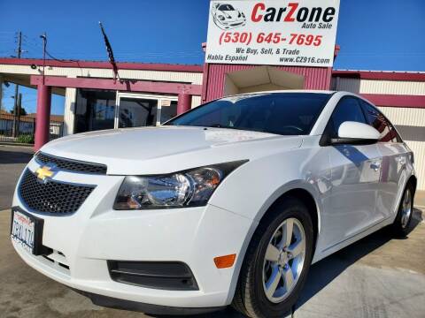 2014 Chevrolet Cruze for sale at CarZone in Marysville CA
