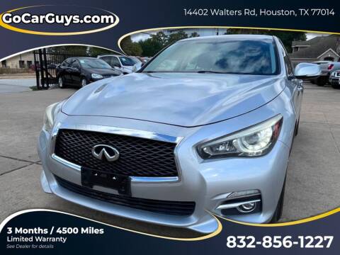 2014 Infiniti Q50 for sale at Gocarguys.com in Houston TX